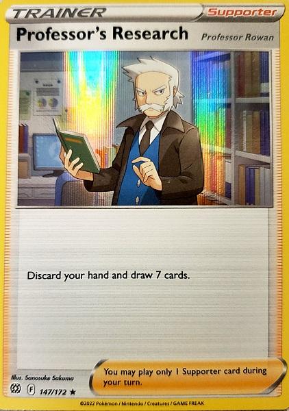 Brilliant Stars Professor's Research [Holo] Pokémon card